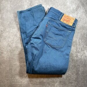 Levi's 501 Straight Leg Blue Cotton Denim Jeans Size 40 x 32